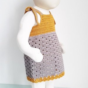 robe crochet fille
