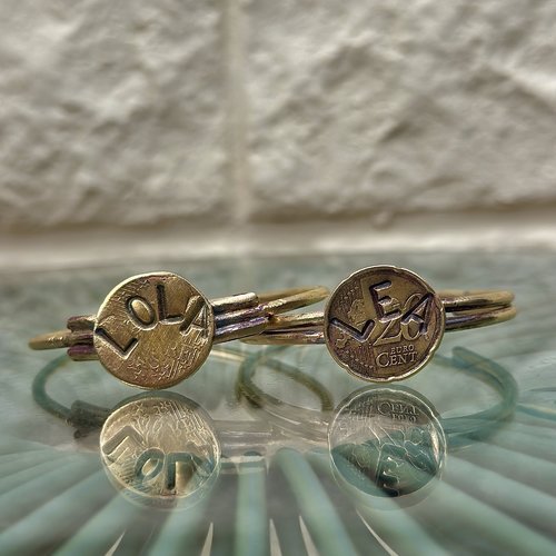 Bracelet personnalisé en laiton