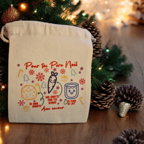 Le sac du père noël spécial bonbons : la poche magique pour gourmands et lutins !