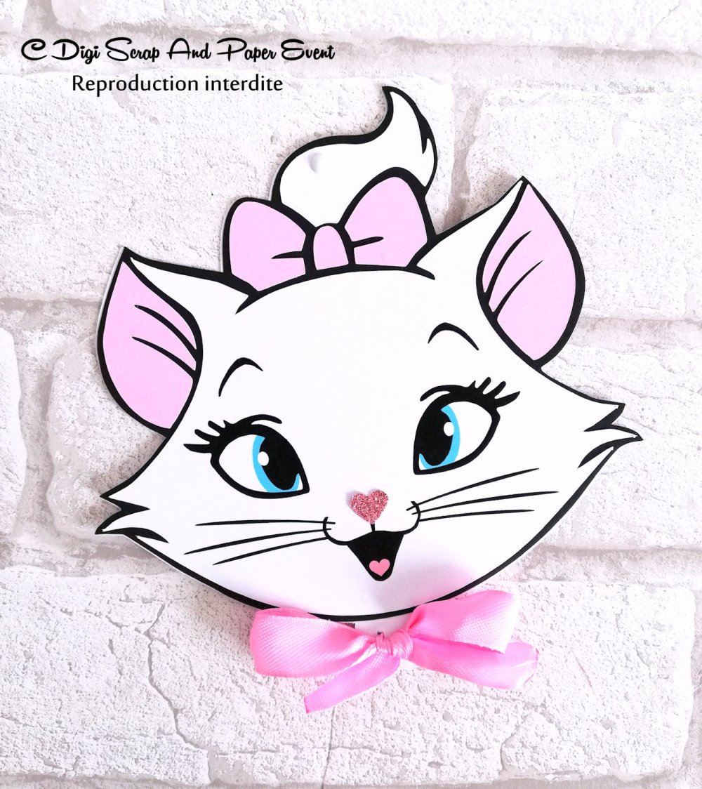 Faire Part Naissance Bapteme Chat Marie Un Grand Marche