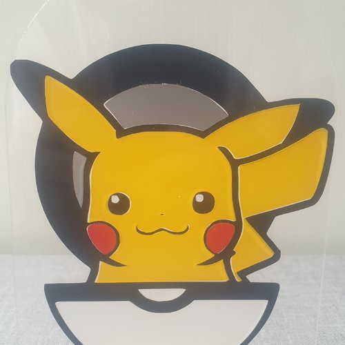 Stand décoratif acrylique pikachu