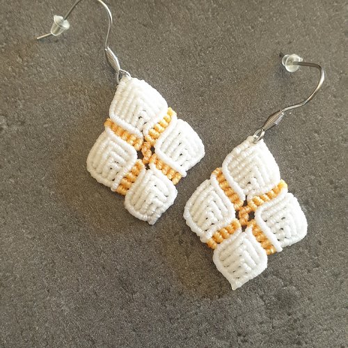 Boucles d'oreilles croisillons