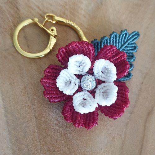 Porte clé fleur