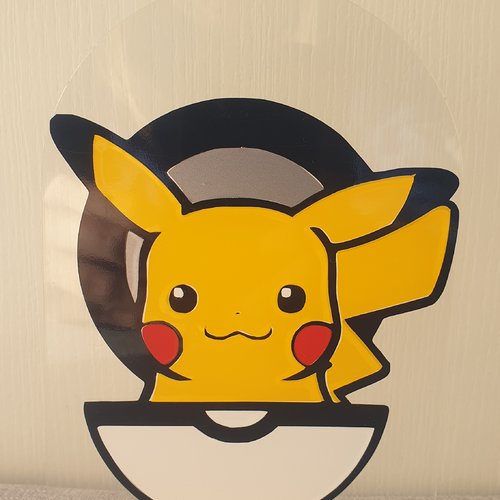 Stand décoratif acrylique pikachu