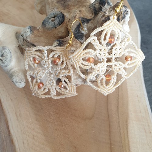Boucles d'oreilles losanges