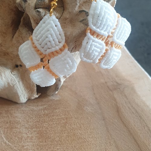 Boucles d'oreilles croisillons
