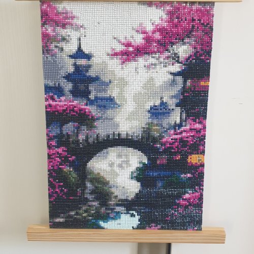 Diamond painting paysage japonais