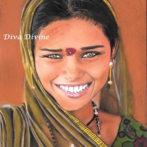 India - tableau portrait femme ethnique indienne