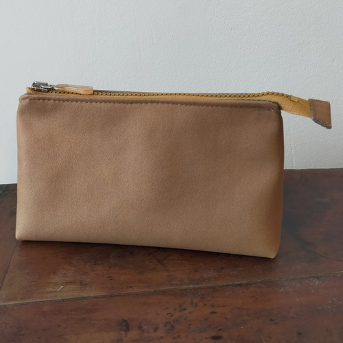 Trousse toilette homme camel