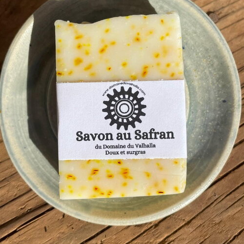 Savon aux stigmates véritables de safran biologique