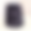 Bobine cordon viscose, effet fourrure , mix noir violet - réalisation de sacs, pochettes, cabas, éponges tawashi