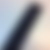 Anses de sac en toile enduite noir, 58 x 2 cm