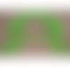 Anses demi cercle vert, 25x6 cm