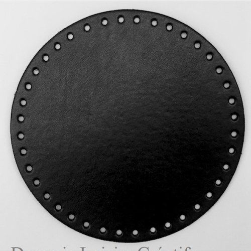 Fond de sac noir, 18 cm