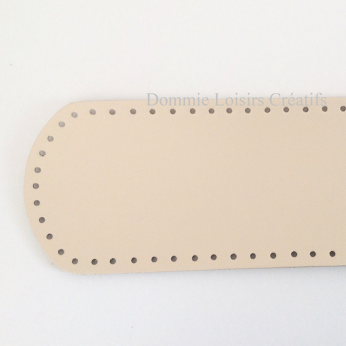 Fond de sac beige, 21 x 8 cm