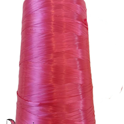 Bobine 500 grs  de raphia, rose framboise