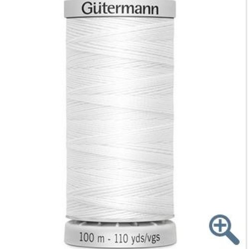 Fil à coudre gütermann 100 m blanc