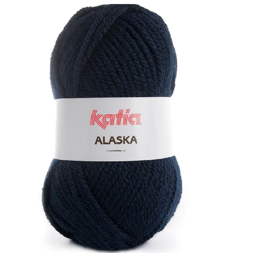 Laine katia alaska , coloris 5 bleu marine