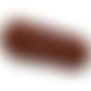 Fond de sac marron cuir  36 x 12 cm