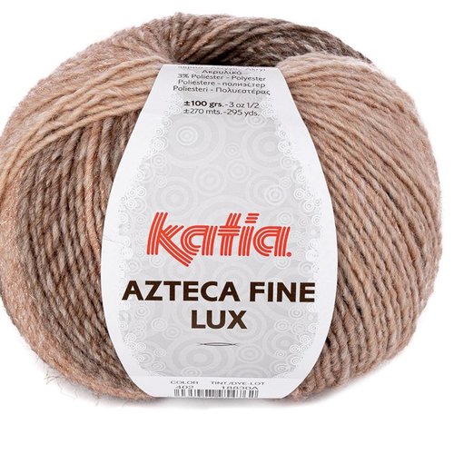 Laine katia azteca fine lux, coloris 402, beige marron