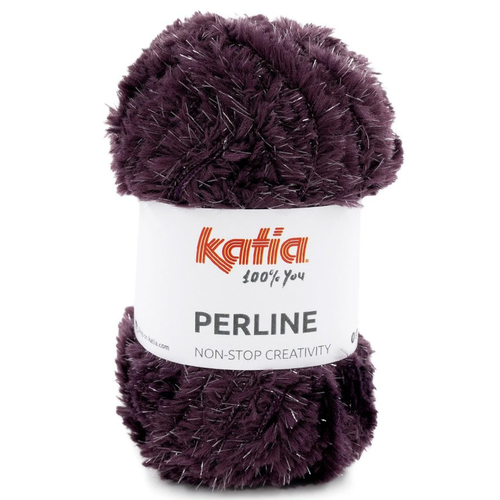 Laine perline , coloris 110 mure nacré, laine katia