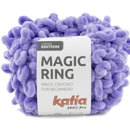 Magic ring , fil spécial pour écharpes, col 103  lilas