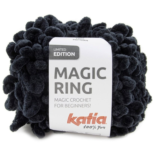 Magic ring , fil spécial pour débutants et enfants, col 112 noir