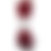 Cordon tubulaire rouge glitterissimo de stafil - tube cord stafil