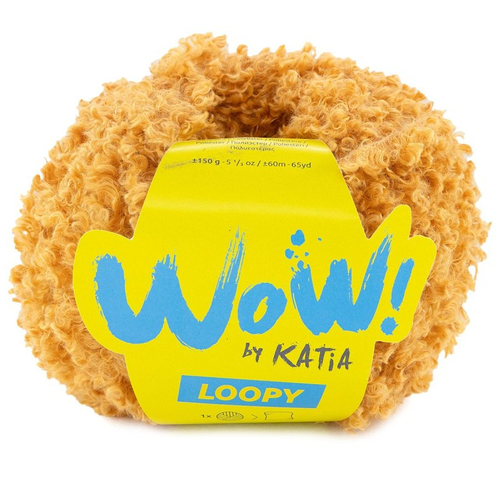 Katia wow loopy, col 158 orangé pastel