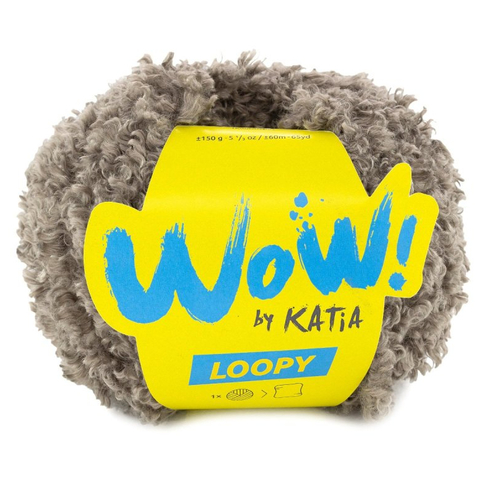 Katia wow loopy, col 152 beige vison