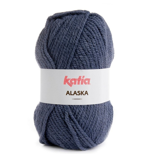 Laine katia alaska , coloris 26 bleu jeans