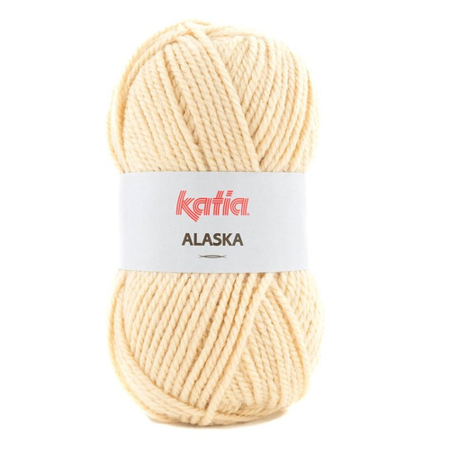 Laine katia alaska , coloris 60 jaune sable