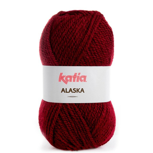Laine katia alaska , coloris 12 grenat