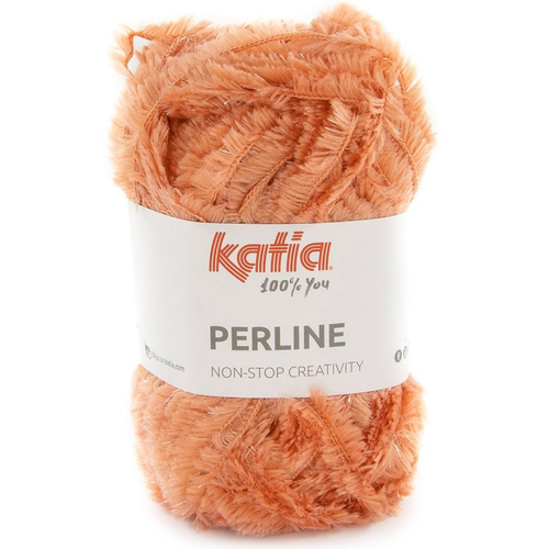 Laine perline , coloris 115 rouge saumon - , laine katia