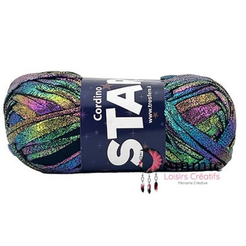 Fettuccia swan star col 19 mix couleurs , lycra