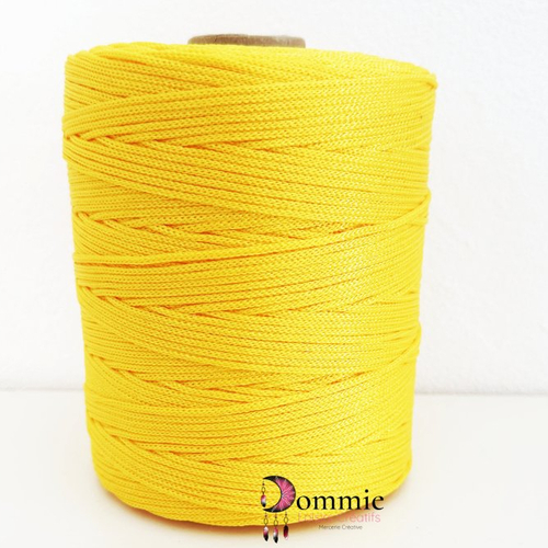 Magic sac 500 g  - 500 mètres jaune bouton d'or,  cordon  thaî 100% polypropylène