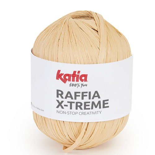 Pelote de raphia col 102 beige - raffia x-treme  de katia