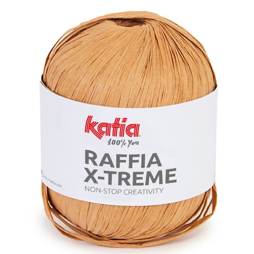 Pelote de raphia col 103 camel - raffia x-treme  de katia