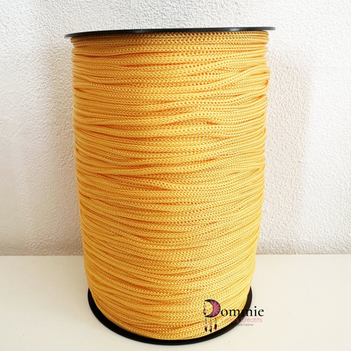 Magic sac 3 mm jaune bouton d'or,  cordon  thaî 100% polypropylène