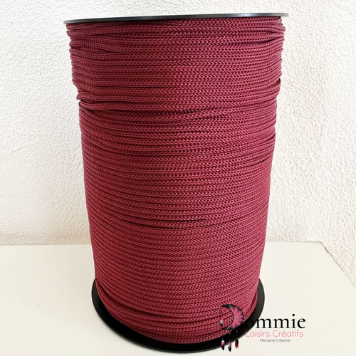 Magic sac 3 mm rouge bordeaux  cordon  thaî 100% polypropylène