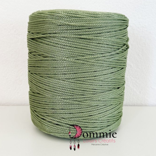 Magic sac 500 g  - 500 mètres vert pistache,  cordon  thaî 100% polypropylène