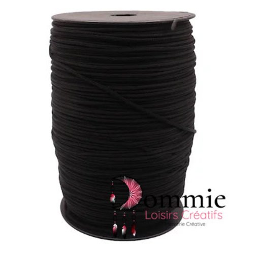 Magic sac 500 g  - 500 mètres,  noir 81, cordon  thaî 100% polypropylène