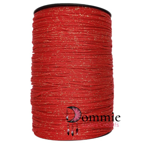 Magic sac shine glitter 500 g  , rouge or 70 ,  cordon  thaî 100% polypropylène