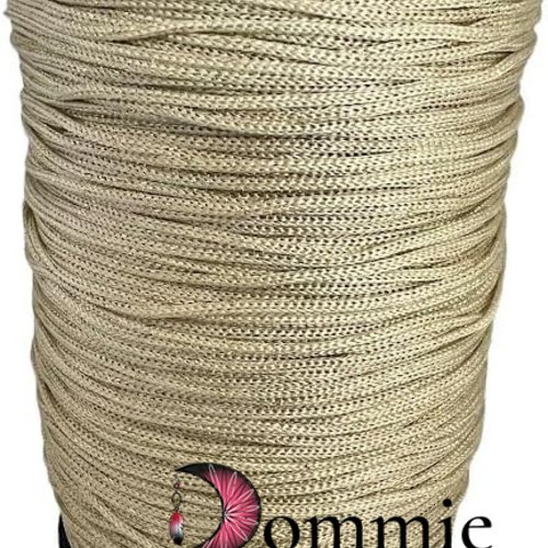 Magic sac shine glitter 500 g  , crème or 78 ,  cordon  thaî 100% polypropylène