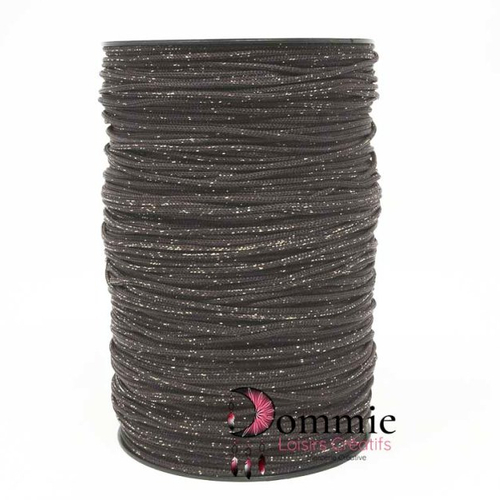 Magic sac shine glitter 500 g  - 500 mètres or marron 75 ,  cordon  thaî 100% polypropylène