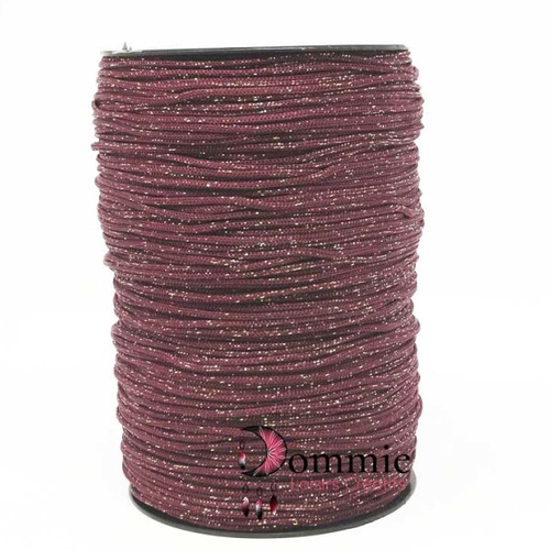 Magic sac shine glitter 500 g  - 500 mètres or/ bordeaux 54  ,  cordon  thaî 100% polypropylène