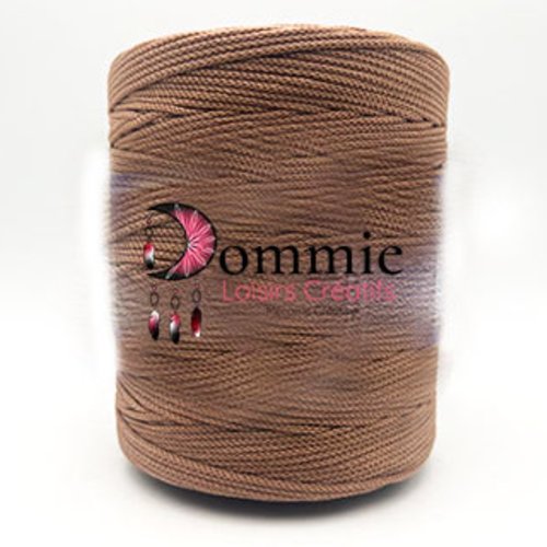 Magic sac 500 g  - 500 mètres marron nutella,  cordon  thaî 100% polypropylène