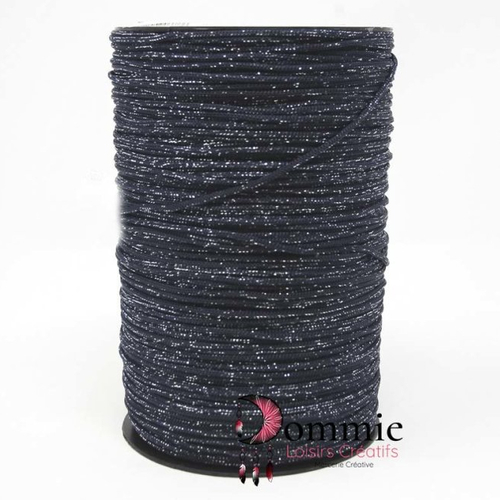 Magic sac shine glitter 500 g  , bleu marine argent 67 ,  cordon  thaî 100% polypropylène
