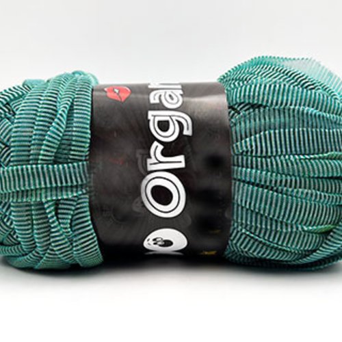 Fettuccia waoo  organza col 160 vert tiffany, lycra