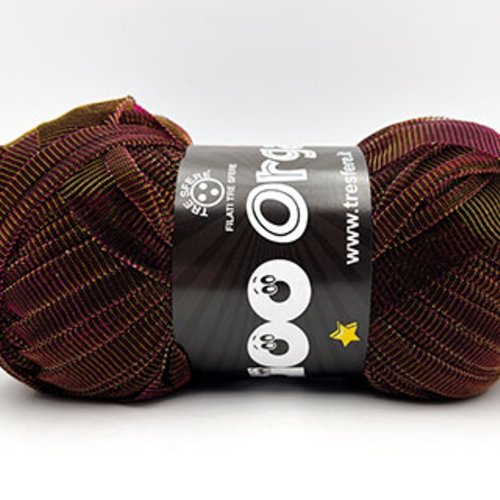 Fettuccia waoo  tulle organza col 11 rose grenade or, trapilho lycra